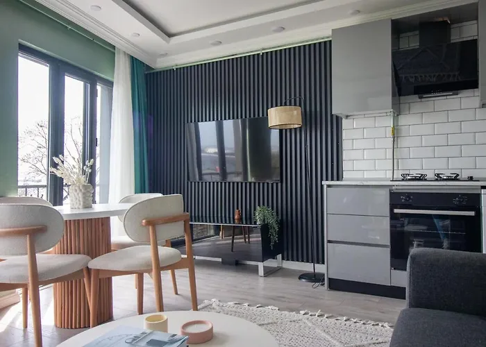 Apartmán Modern & Stylish 2br Haven By The Sea In Yedikule *